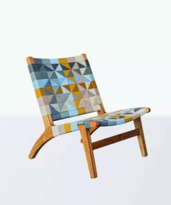 Masaya & Co. Furniture Masaya Manila Lounge Chair - Prisma Pattern