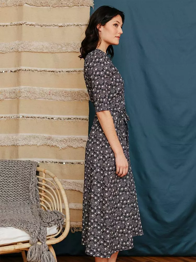 Mata Traders Aditi Moonrise Tencel Wrap Dress 2 Mata Traders Aditi Moonrise Tencel Wrap Dress