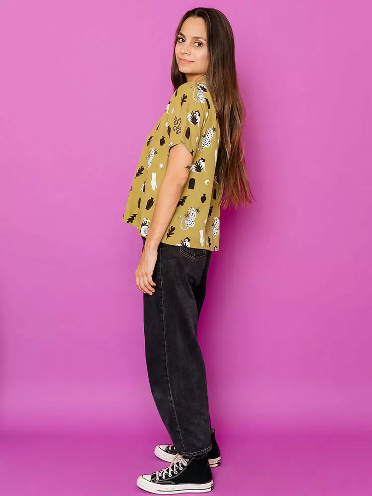 Mata Traders Clothing Olive Curios Camp Shirt 2 Mata Traders Clothing Olive Curios Camp Shirt