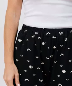 Mata Traders Clothing Fae Onyx Eyes Wide Leg Pant