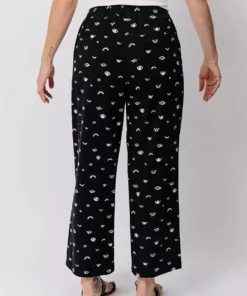 Mata Traders Clothing Fae Onyx Eyes Wide Leg Pant
