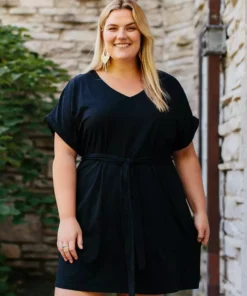 Mata Traders Best Sellers Montrose Black Tie Dress