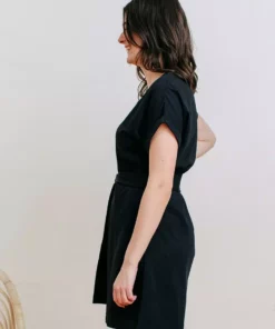 Mata Traders Best Sellers Montrose Black Tie Dress