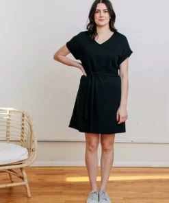 Mata Traders Best Sellers Montrose Black Tie Dress