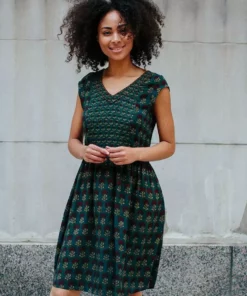 Mata Traders Nashville Teal Modal Dress