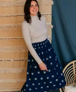 Mata Traders Shimla Full Moon Smocked Skirt Fair Trade