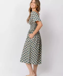 Mata Traders Teddy Blue Lotus Dress