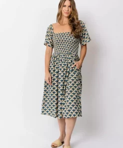 Mata Traders Teddy Blue Lotus Dress