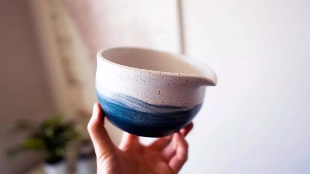 Moonshine Design Kitchen + Dining Matcha Stoneware Bowl 13 Moonshine Design Kitchen + Dining Matcha Stoneware Bowl
