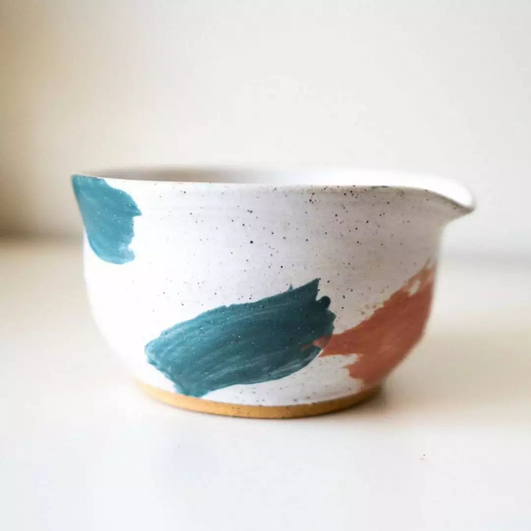 Moonshine Design Kitchen + Dining Matcha Stoneware Bowl 4 Moonshine Design Kitchen + Dining Matcha Stoneware Bowl