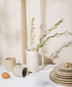 August Sage BIPOC Owned Maufrais Ceramic Pitcher