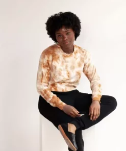 North Of West Sale Max Tie Dye Sweatshirt - Amber
