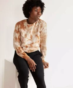 North Of West Sale Max Tie Dye Sweatshirt - Amber 10 North Of West Sale Max Tie Dye Sweatshirt - Amber