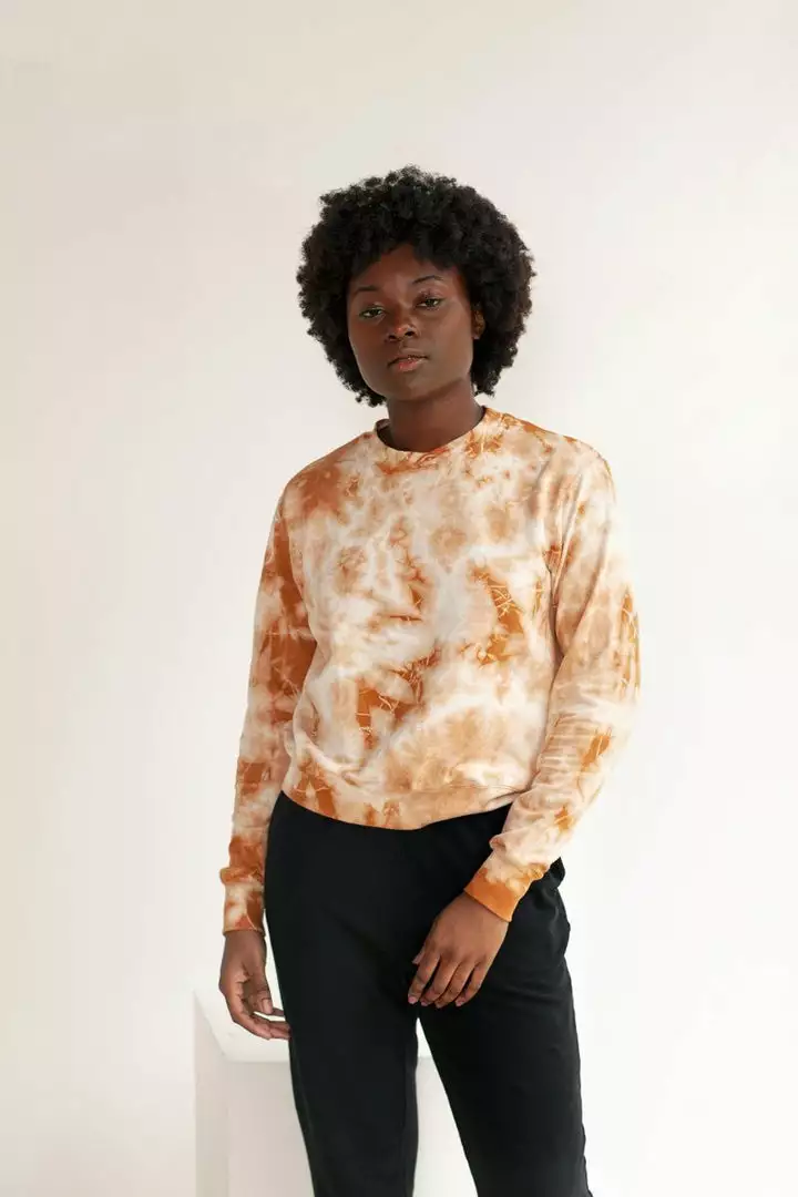 North Of West Sale Max Tie Dye Sweatshirt - Amber 5 North Of West Sale Max Tie Dye Sweatshirt - Amber