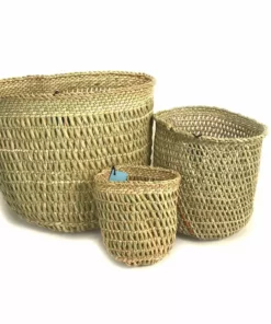 Mbare Open Weave Iringa Basket - Natural Home Goods