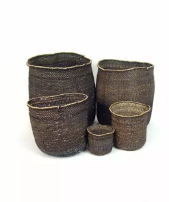 Mbare Best Sellers Iringa Baskets - Light Black
