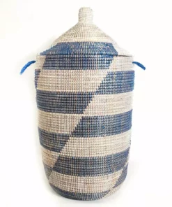 Mbare Large Patterned Hamper Basket