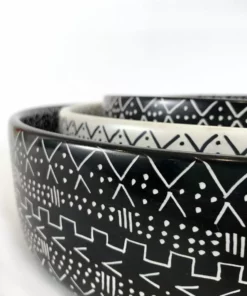 Mbare Medium Mud Cloth Bowl 7 Mbare Medium Mud Cloth Bowl