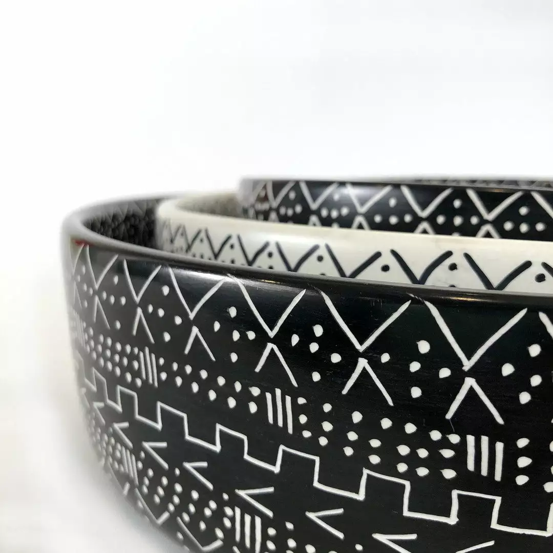 Mbare Medium Mud Cloth Bowl 4 Mbare Medium Mud Cloth Bowl