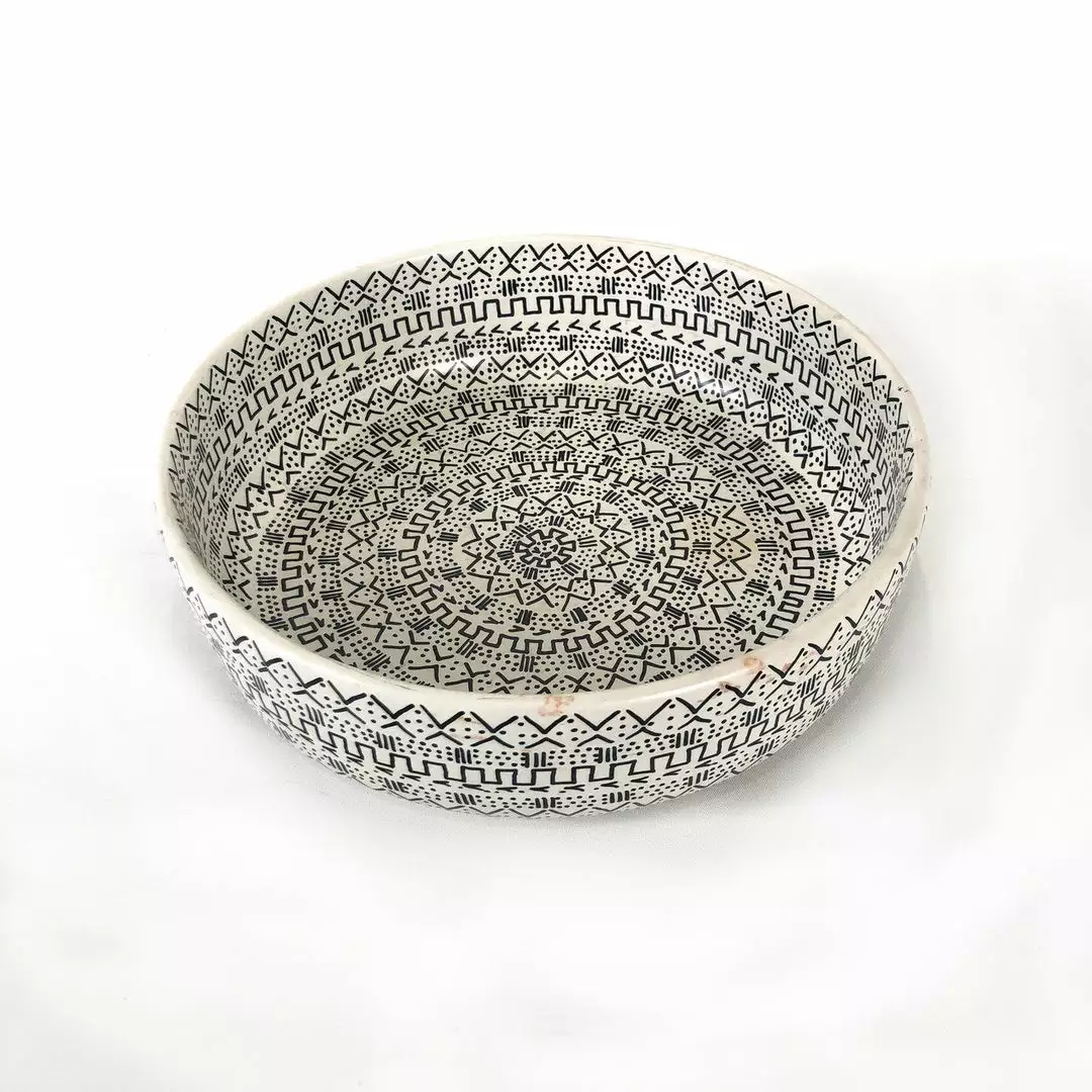 Mbare Medium Mud Cloth Bowl 3 Mbare Medium Mud Cloth Bowl