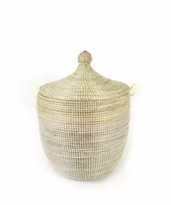 Mbare Medium Two-Tone Hamper Basket