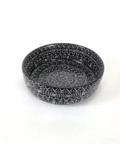 Mbare Small Black Mud Cloth Bowl