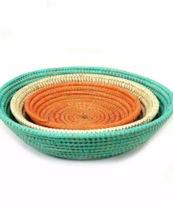 Mbare Tabletop Basket Bowl Set Home Goods 5 Mbare Tabletop Basket Bowl Set Home Goods
