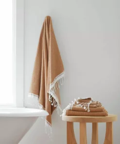 Coyuchi Mediterranean Towels - Rust
