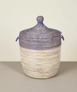 Mbare Medium Two-Tone Hamper Basket