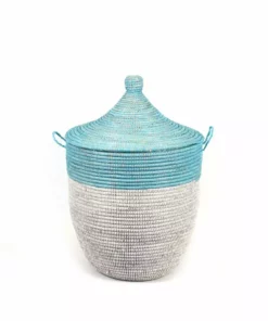 Mbare Medium Two-Tone Hamper Basket