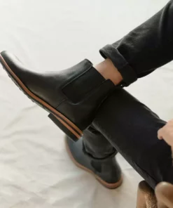 Nisolo Men's All-Weather Chelsea Boot - Black