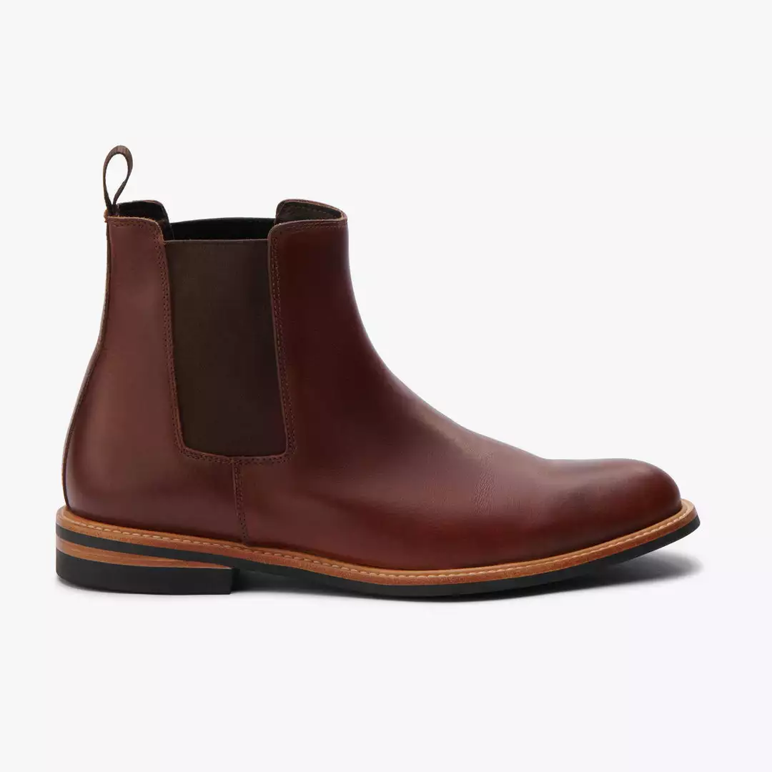 Nisolo Men's All-Weather Chelsea Boot - Brandy 7 Nisolo Men's All-Weather Chelsea Boot - Brandy