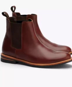 Nisolo Men's All-Weather Chelsea Boot - Brandy