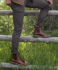 Nisolo Men's All-Weather Chelsea Boot - Brandy 12 Nisolo Men's All-Weather Chelsea Boot - Brandy