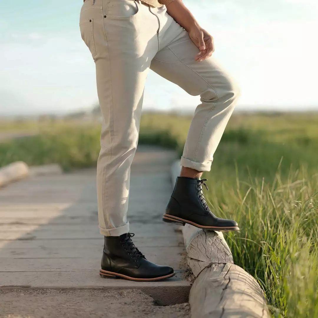 Nisolo Men's Andres All Weather Boot - Black 3 Nisolo Men's Andres All Weather Boot - Black