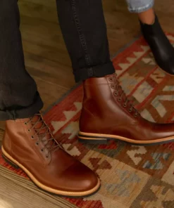 Nisolo Men's Andres All Weather Boot - Brandy