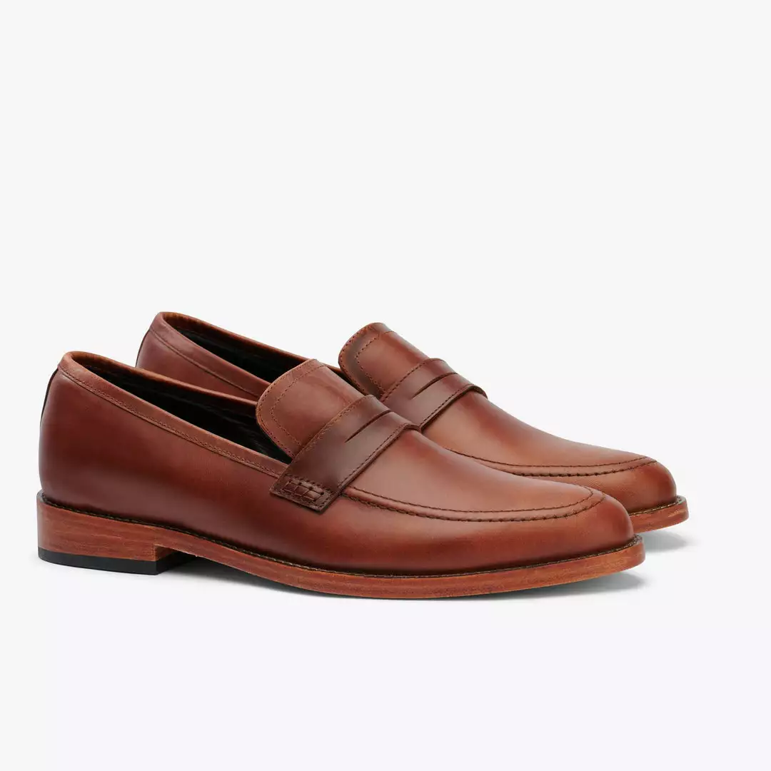 Nisolo Men's Chamberlain Penny Loafer - Brandy Best Sellers 1 Nisolo Men's Chamberlain Penny Loafer - Brandy Best Sellers