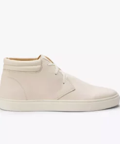 Nisolo Men's Cortez Mid Top Sneaker - Bone 16 Nisolo Men's Cortez Mid Top Sneaker - Bone