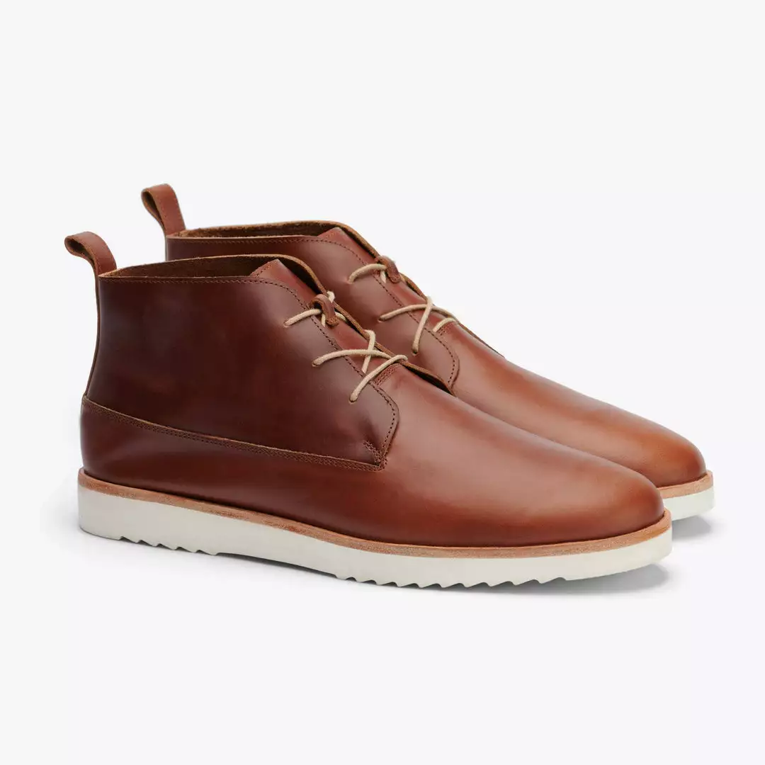 Nisolo Men's Cusco Flex Chukka - Brandy 1 Nisolo Men's Cusco Flex Chukka - Brandy