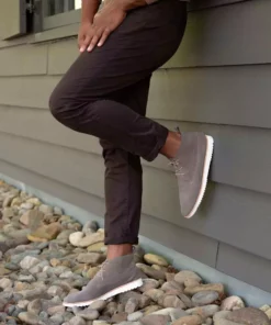 Nisolo Men's Cusco Flex Chukka - Slate Gray