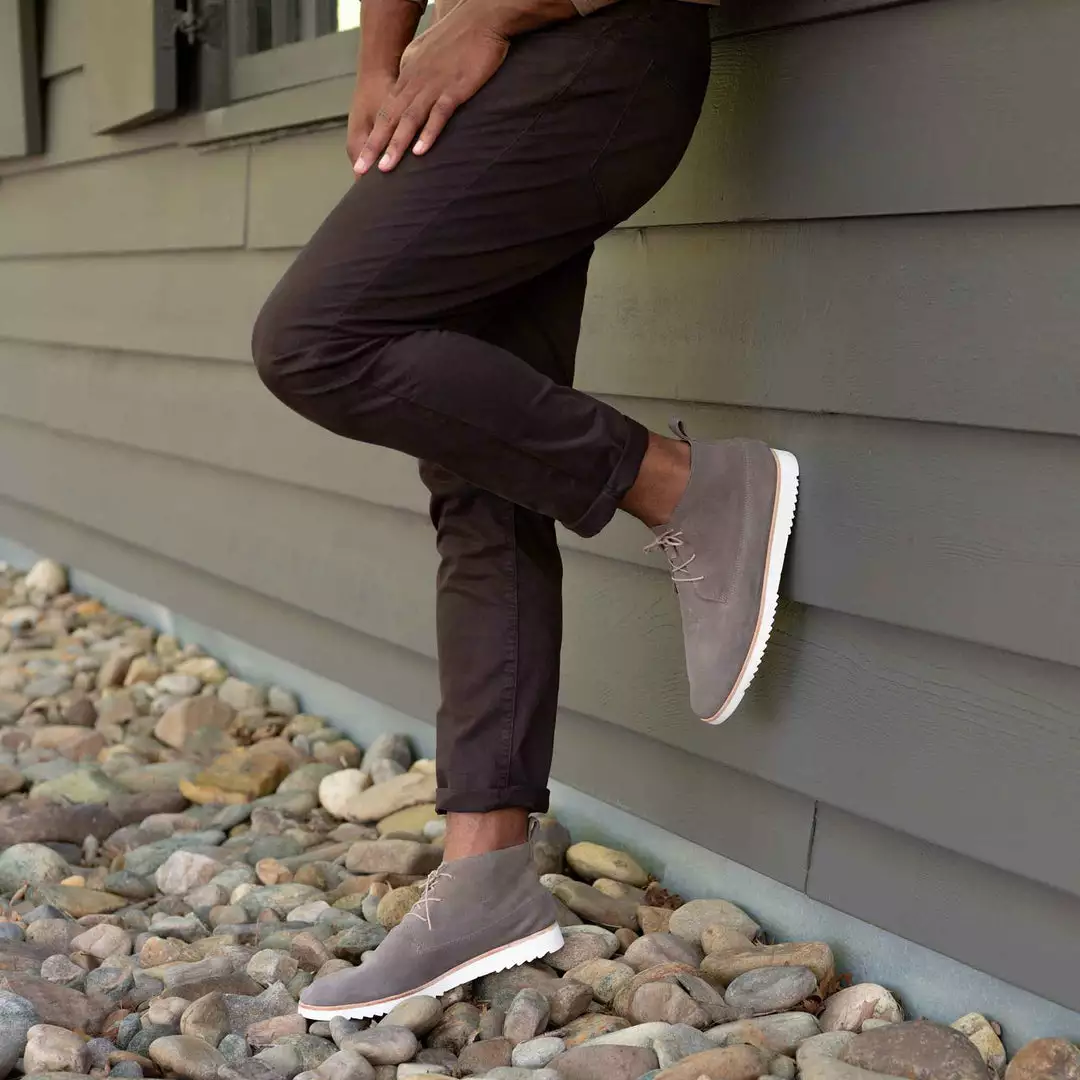 Nisolo Men's Cusco Flex Chukka - Slate Gray 2 Nisolo Men's Cusco Flex Chukka - Slate Gray