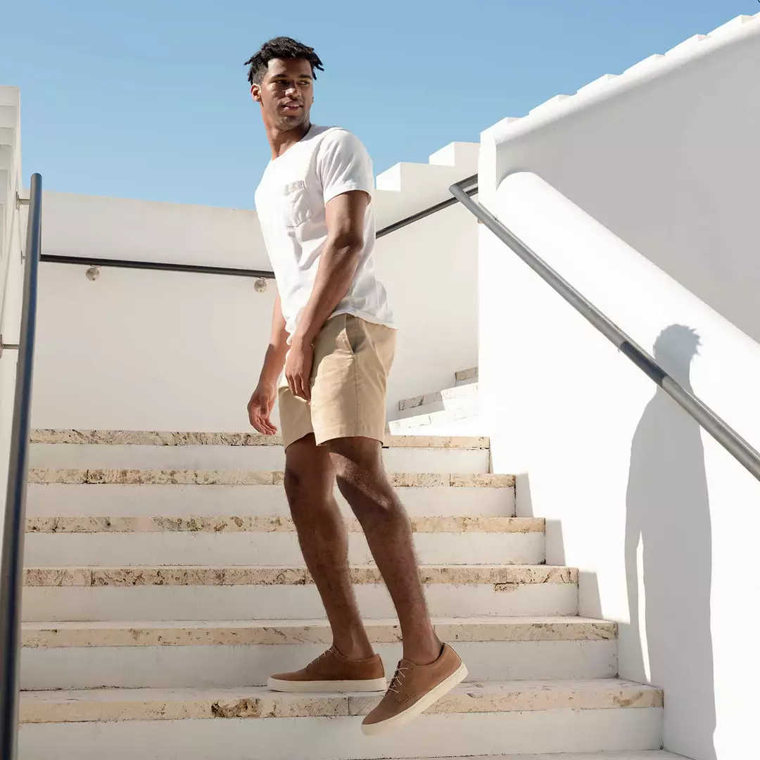 Nisolo Best Sellers Men's Diego Low Top Sneaker - Tobacco 5 Nisolo Best Sellers Men's Diego Low Top Sneaker - Tobacco