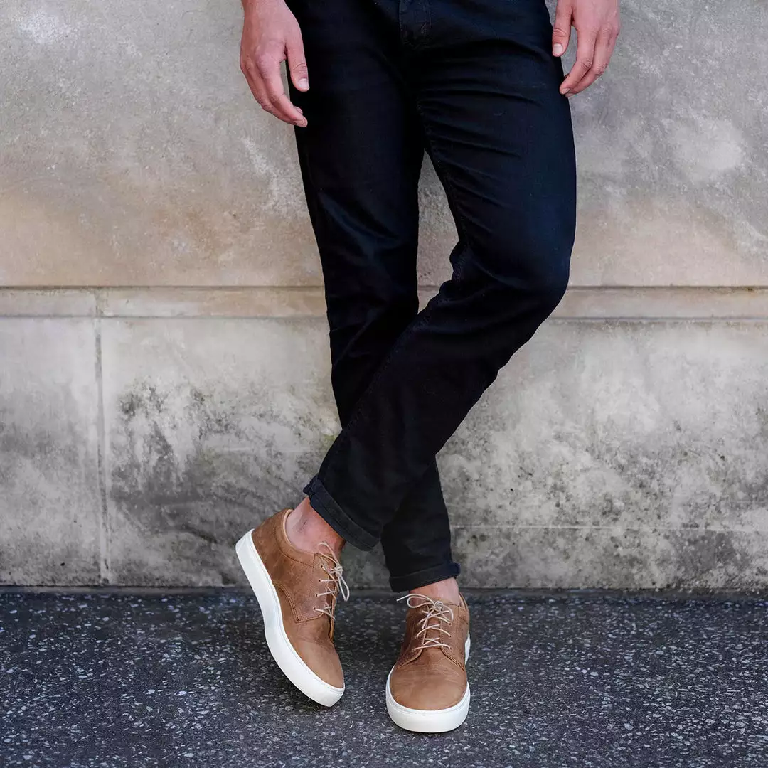 Nisolo Best Sellers Men's Diego Low Top Sneaker - Tobacco 2 Nisolo Best Sellers Men's Diego Low Top Sneaker - Tobacco