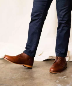 Nisolo Men's Emilio Chukka Boot - Brandy