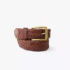 Nisolo Men's Teyo Woven Belt - Brandy