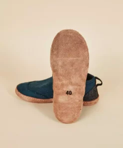 Kyrgies Men's Wool Tengries Slippers - Navy