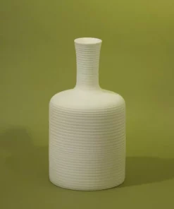 Middle Kingdom Cold Mountain Tulip Porcelain Vase - Bisque BIPOC Owned