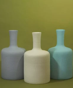 Middle Kingdom Cold Mountain Tulip Porcelain Vase - Bisque BIPOC Owned