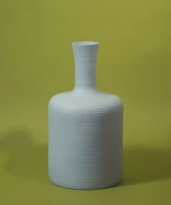 Middle Kingdom Home Goods Cold Mountain Tulip Porcelain Vase - Lilac Gray