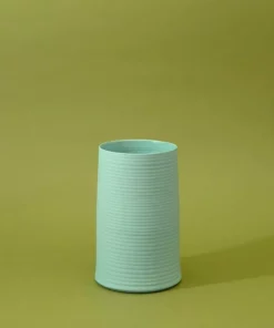 Middle Kingdom Home Goods Cold Mountain Porcelain Vase - Denim Blue